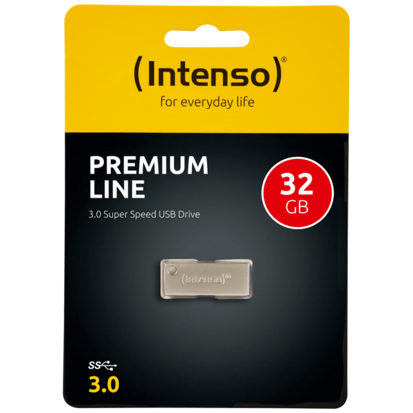 Intenso USB Flash 32GB Premium Line srebrne boje sa USB 3.0 priključkom
