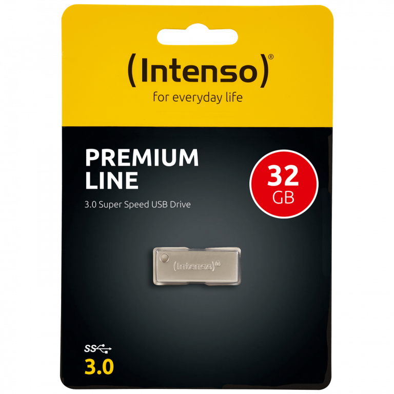 Intenso USB Flash 32GB Premium Line srebrne boje sa USB 3.0 priključkom
