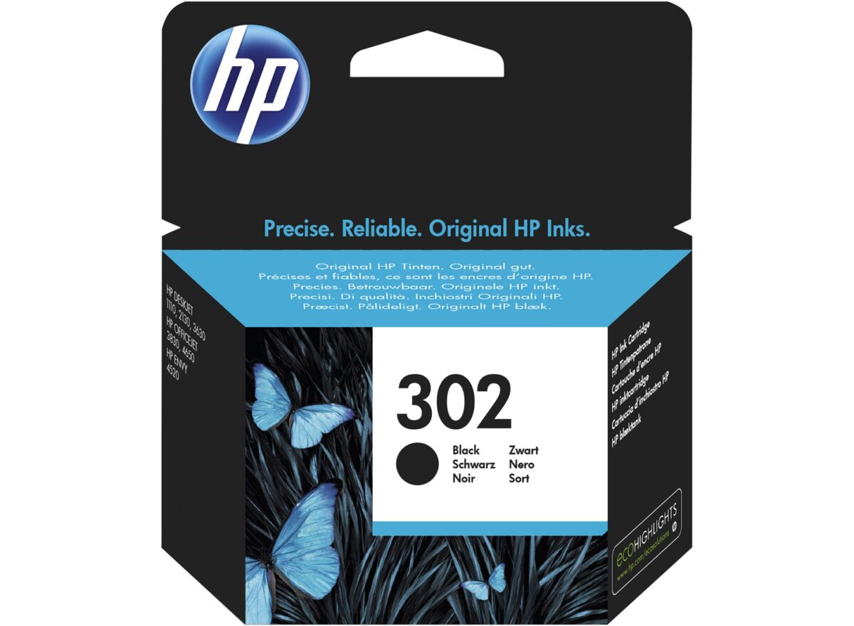 Originalna HP tinta F6U66AE Black 302 za štampač DeskJet 2130