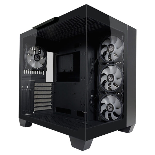 LC-Power Gaming 809BE-ATX kućište sa ARGB osvetljenjem i temper staklenim panelima