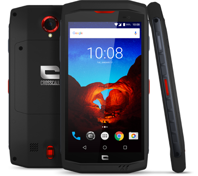 Crosscall Trekker-X3 SS crni otporni mobilni telefon sa kamerom od 16 MP