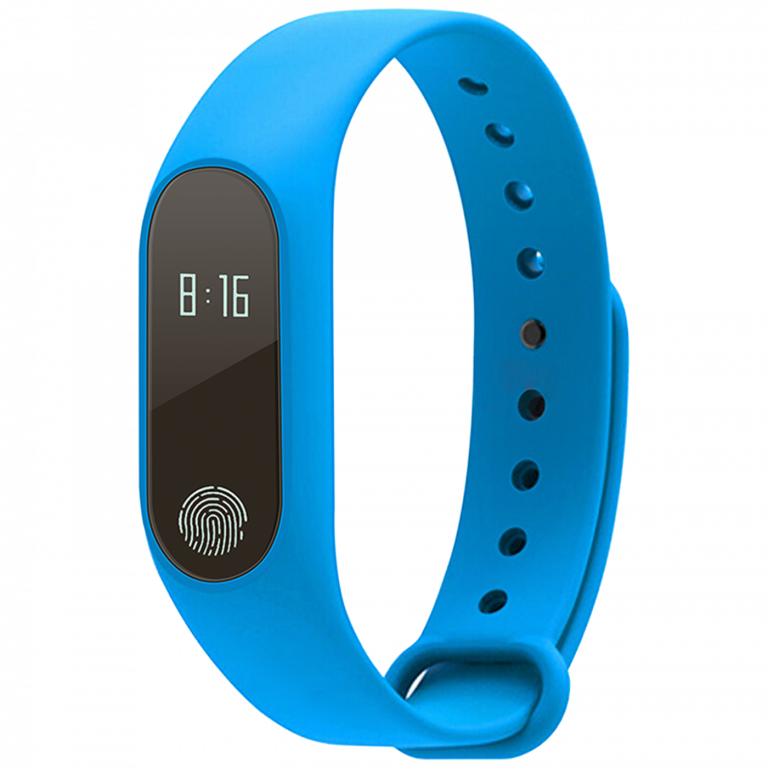 MeanIT M6 plavi fitness sat sa OLED ekranom i sportskim narukvicom