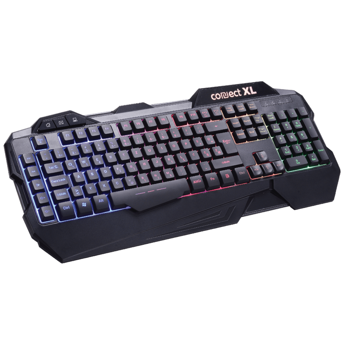Connect XL Tastatura CXL-GK550 sa LED osvjetljenjem i multimedijalnim prečicama