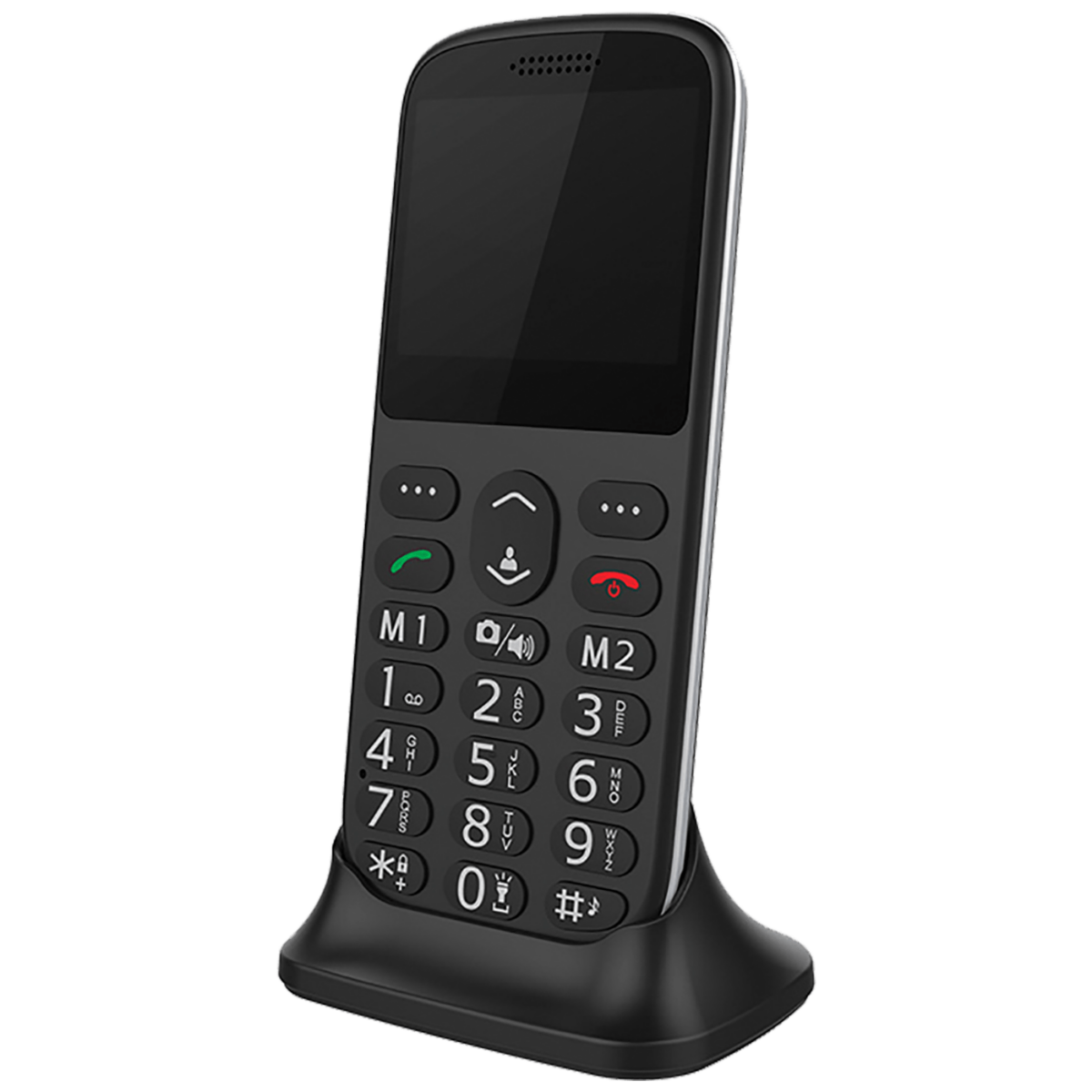 MeanIT SENIOR IV Black mobilni telefon sa velikim tipkama i SOS dugmetom