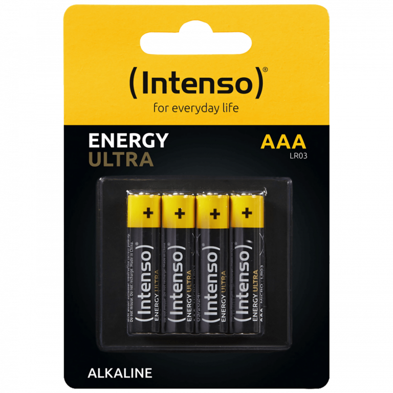 Intenso AAA alkalne baterije u blister pakovanju od 4 komada