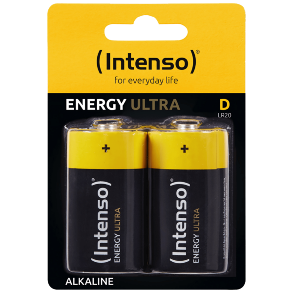Intenso alkalna baterija LR20/D u blister pakovanju od 2 komada