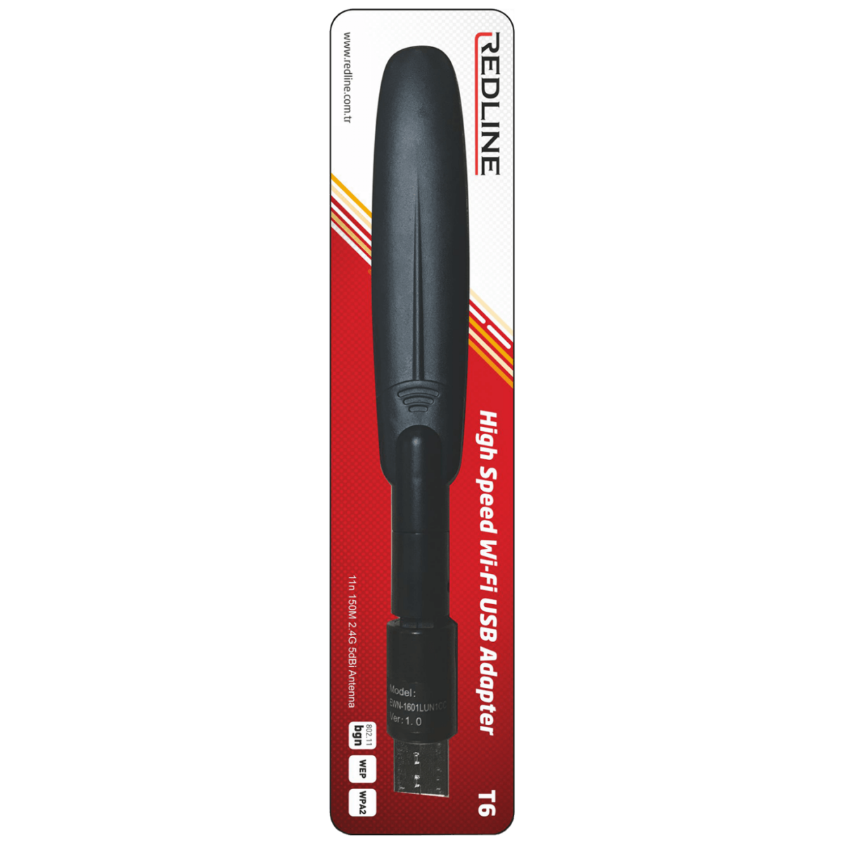 REDLINE Wi-Fi USB mrežna kartica sa antenom, brzina 150 Mbps