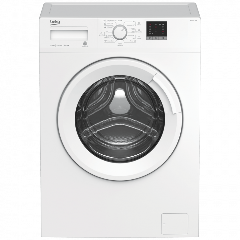 Beko WUE6511XWW mašina za veš sa belim kućištem i LED displejem