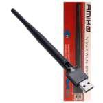 Amiko WLN-890 USB Wi-Fi mrežna kartica sa crnim dizajnom