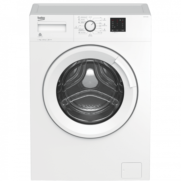 Beko WUE 7511 XWW mašina za veš sa belim kućištem i LED ekranom