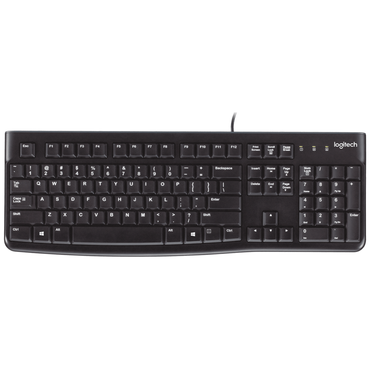 Crna Logitech K120 USB tastatura sa International layout-om