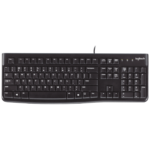 Crna Logitech K120 USB tastatura sa International layout-om