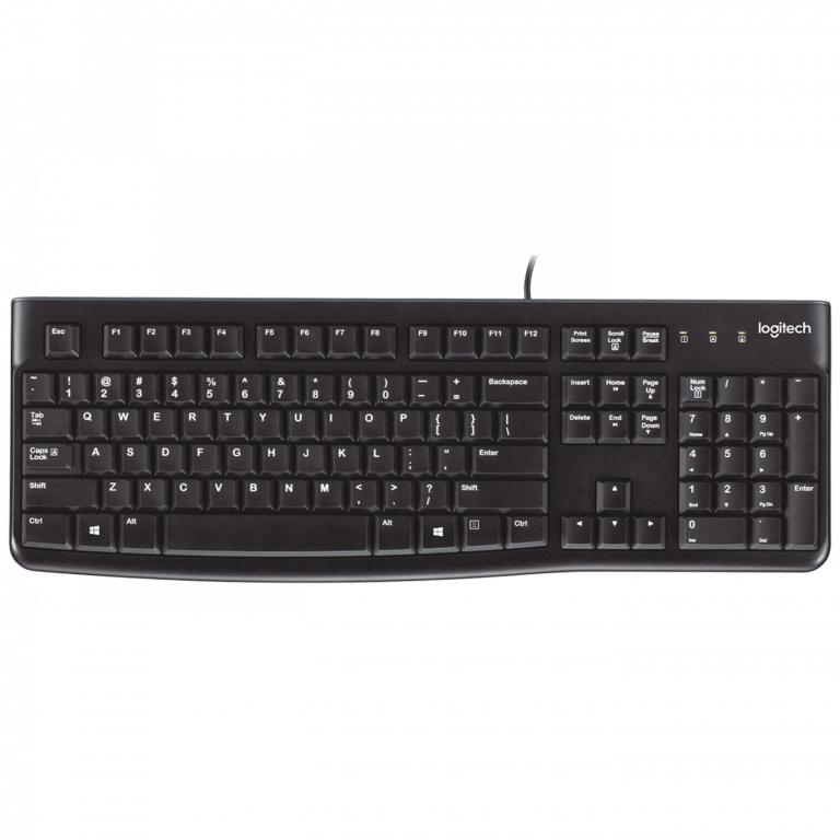 Crna Logitech K120 USB tastatura sa International layout-om