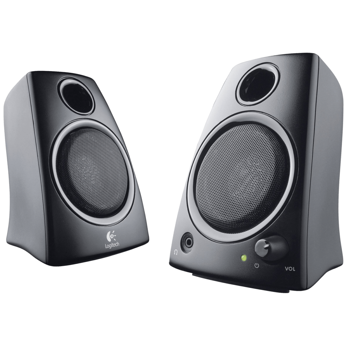 Crni Logitech Z130 zvučnici 2.0 sa 3.5 mm konektorom i regulatorom glasnoće