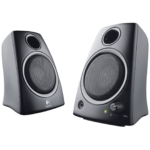 Crni Logitech Z130 zvučnici 2.0 sa 3.5 mm konektorom i regulatorom glasnoće