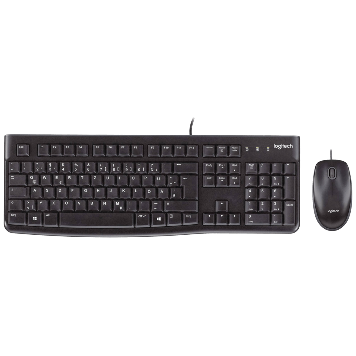 Logitech MK120 crni set žične tipkovnice i miša sa USB konektorom