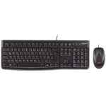 Logitech MK120 crni set žične tipkovnice i miša sa USB konektorom