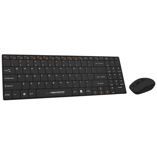 Esperanza bežična tastatura i miš set EK122K na radnom stolu