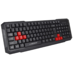 Esperanza EGK102R gaming tastatura sa crvenim osvijetljenim tipkama i USB konektorom