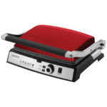 Goldmaster GM-7450K kontaktni grill sa crvenim granitnim premazom i otvaranjem za 180°