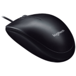 Logitech M90 optički miš sa crnom bojom i USB konektorom