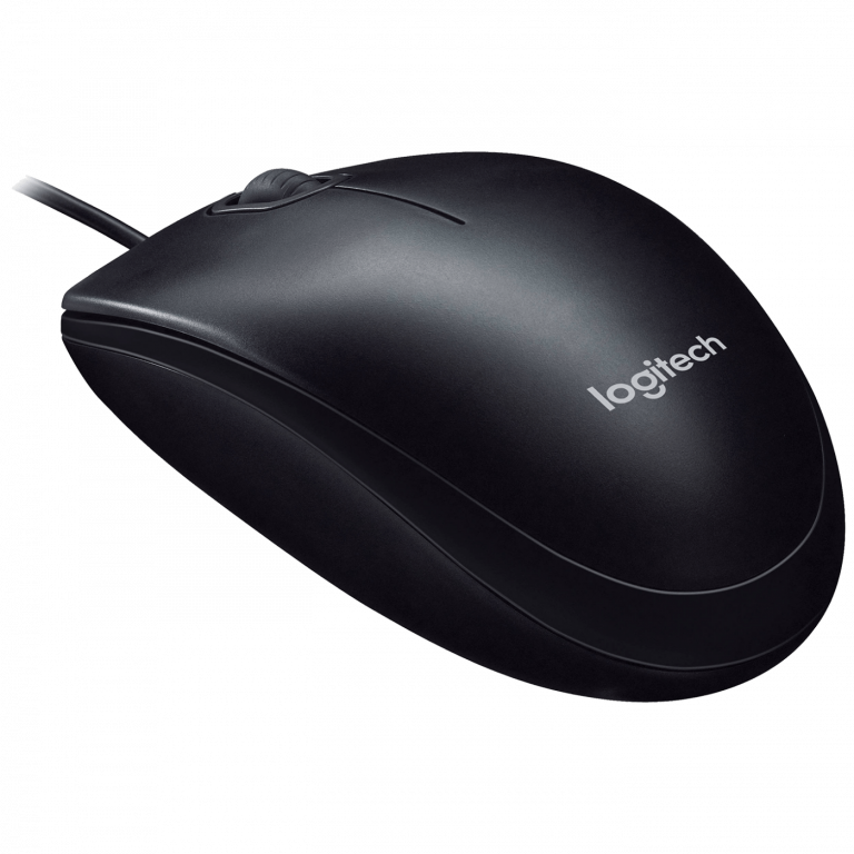Logitech M90 optički miš sa crnom bojom i USB konektorom