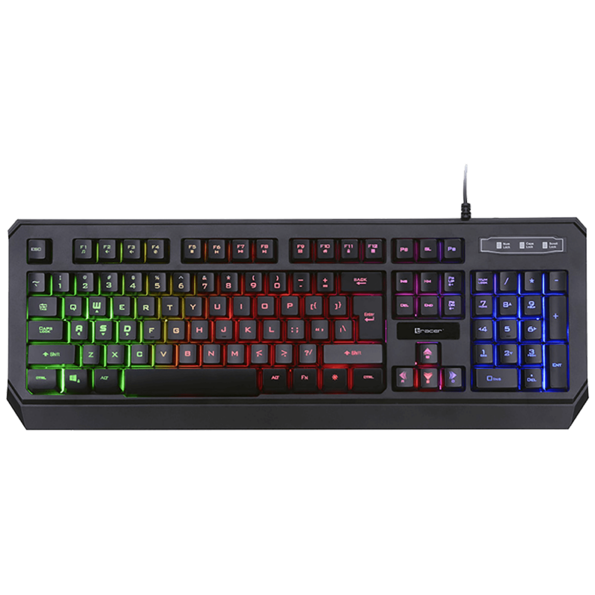 Tracer Lightray LED gaming tastatura sa RGB osvetljenjem i ergonomskim dizajnom