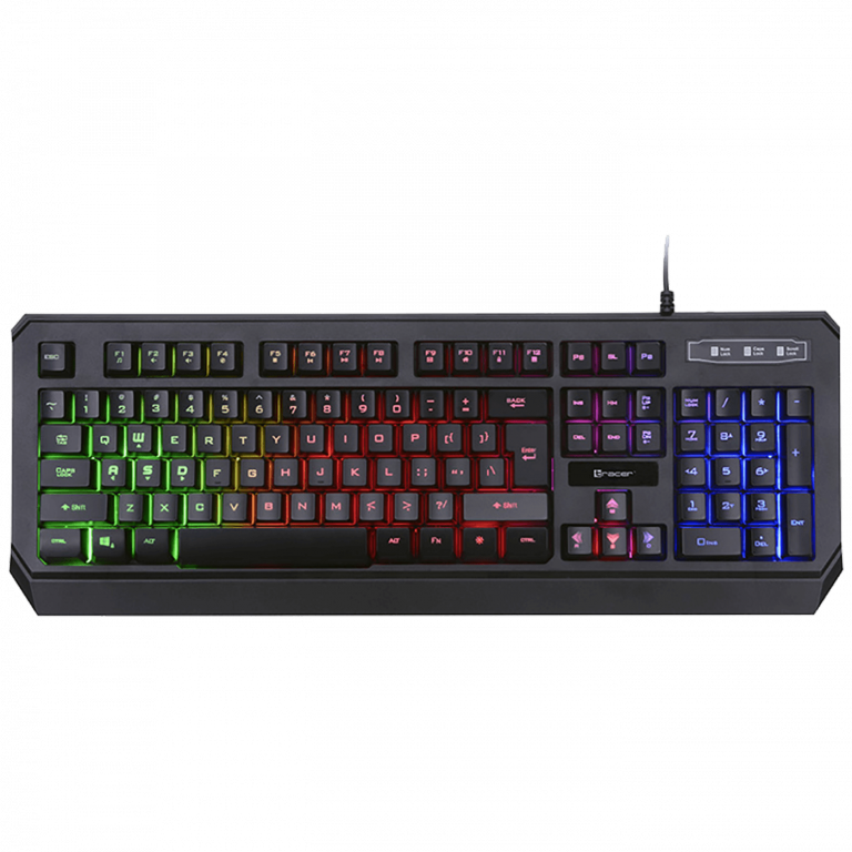 Tracer Lightray LED gaming tastatura sa RGB osvetljenjem i ergonomskim dizajnom