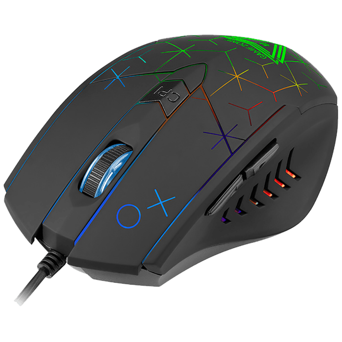 Tracer XO RGB gaming miš sa ergonomskim dizajnom i osvetljenjem u boji