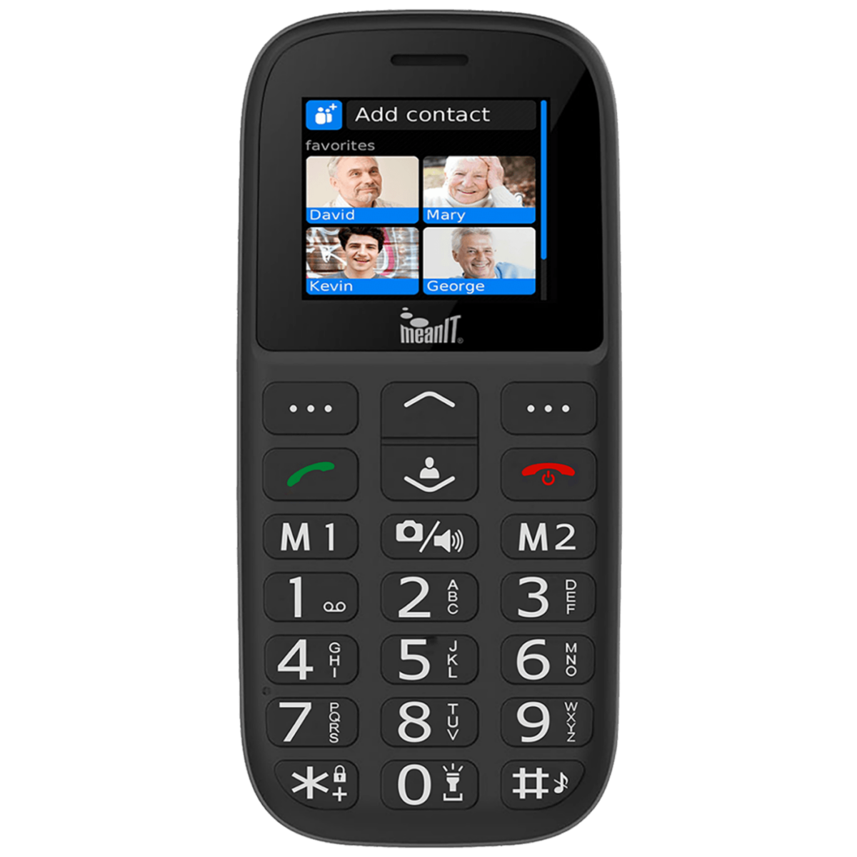 MeanIT VETERAN IV Plus mobilni telefon sa velikim tipkama i 1.8" zaslonom