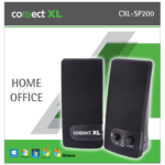 Crni Connect XL zvučnici 2.0 sa USB konekcijom