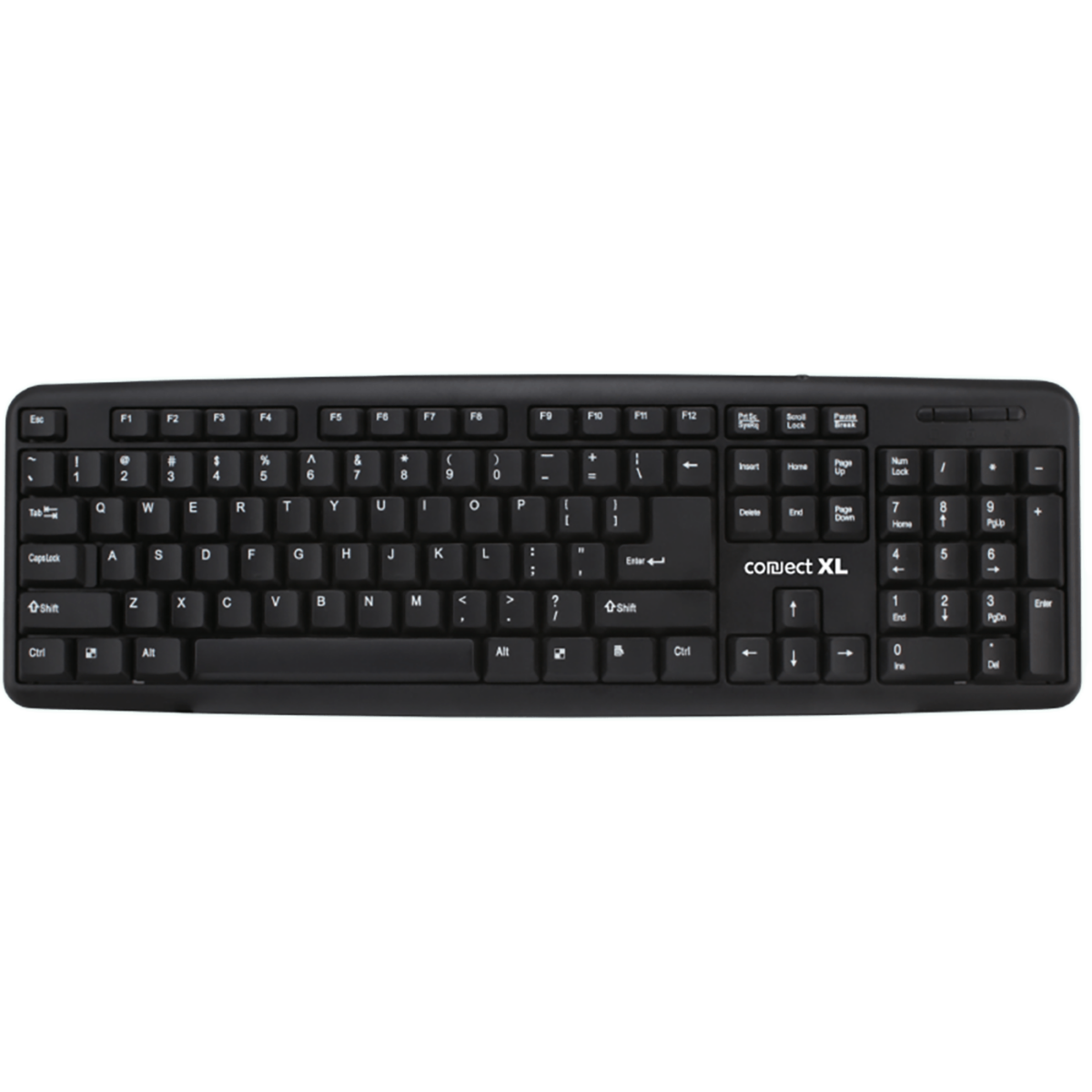 Crna Connect XL QWERTY tastatura sa USB konektorom