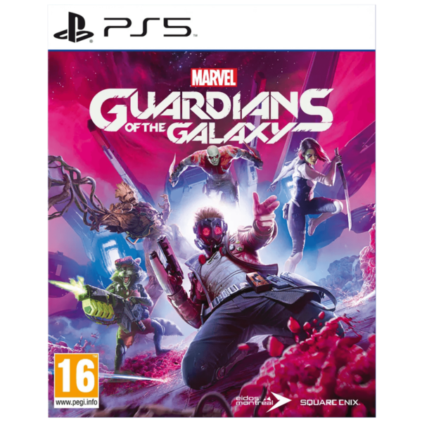 Omot igre Marvel's Guardians of the Galaxy za PlayStation 5