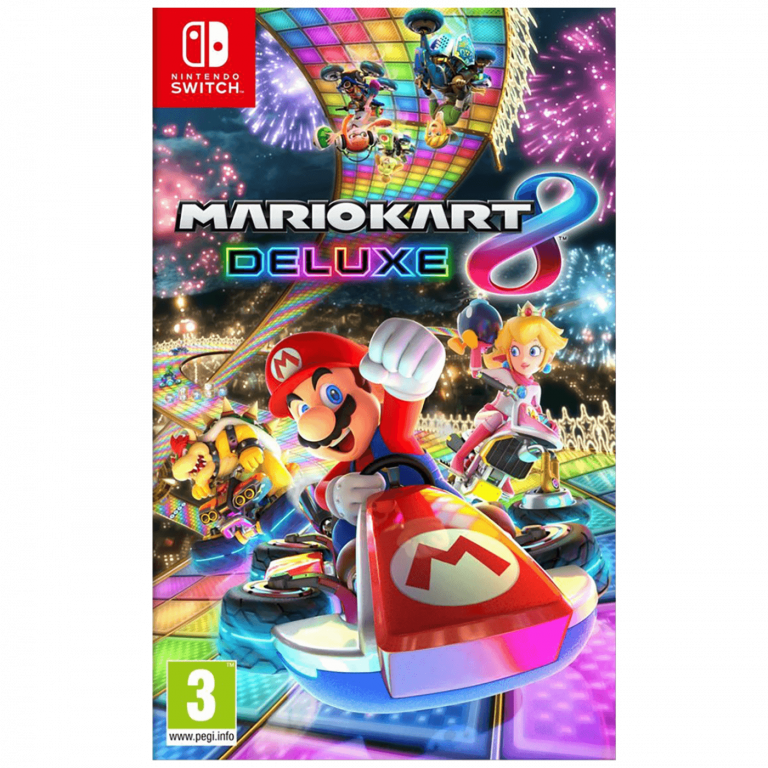 Mario Kart 8 Deluxe igra za Nintendo Switch sa likovima iz serijala