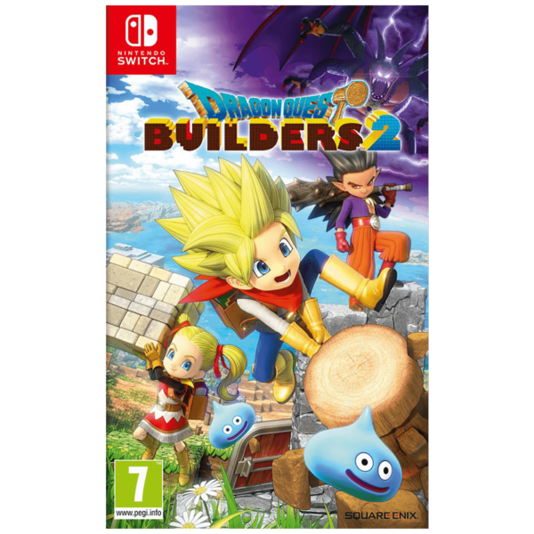 Nintendo Switch igra Dragon Quest Builders 2 - naslovna slika sa protagonistom i Malrotom