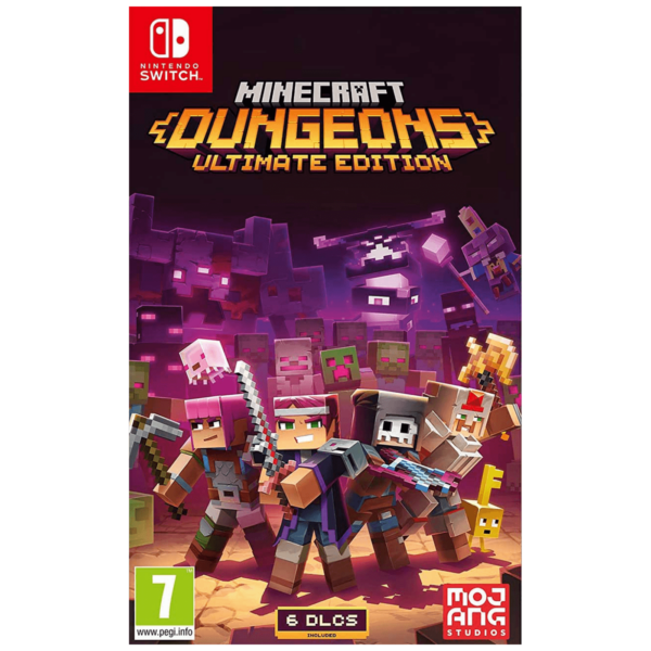 Nintendo Switch igra Minecraft Dungeons Ultimate Edition sa svim DLC-ovima i Hero Pack-om