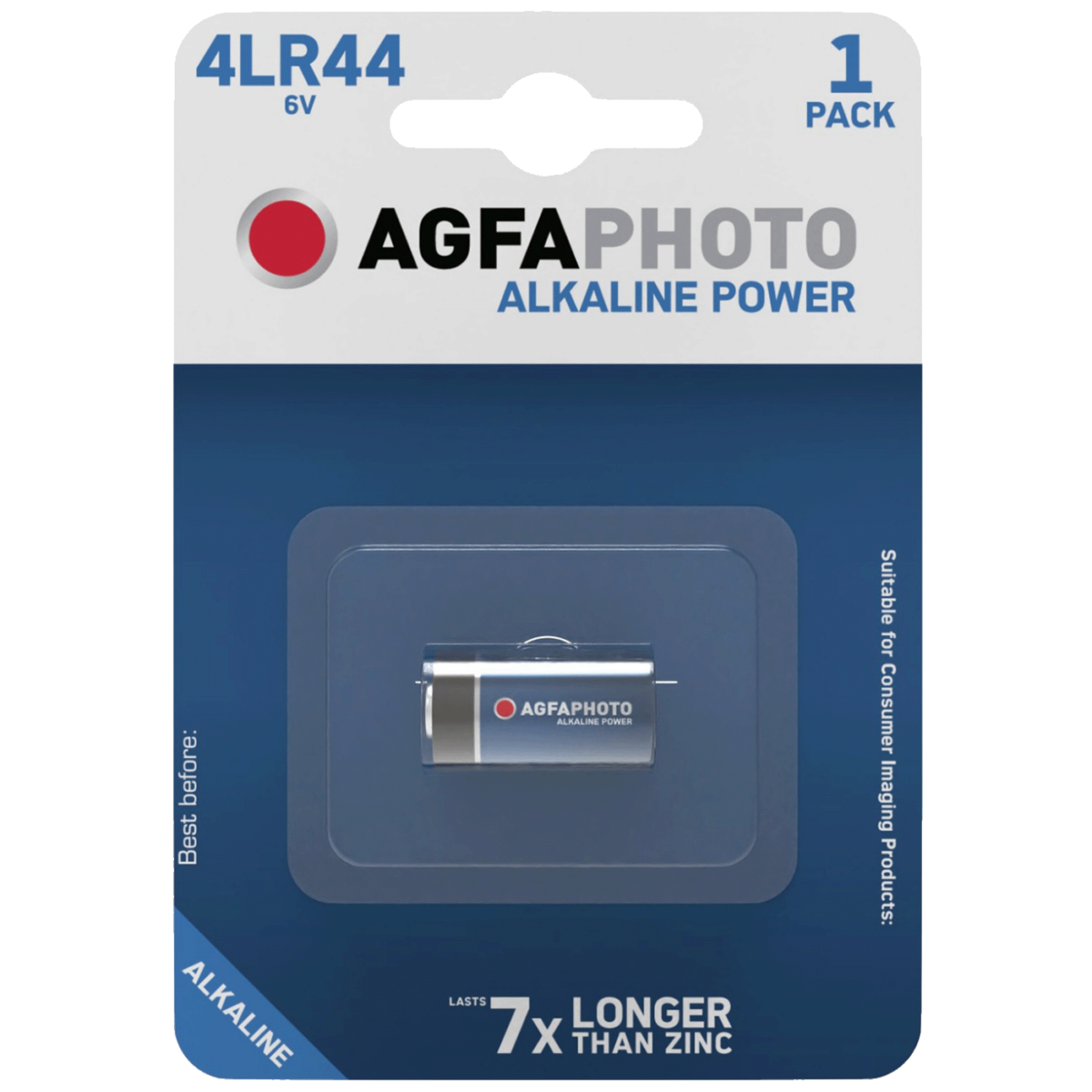 Agfa alkalna baterija 6V za alarm u blister pakovanju