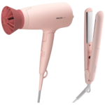 Philips fen i peglu za kosu set BHP398/00 sa keramičkim pločama i ThermoProtect tehnologijom