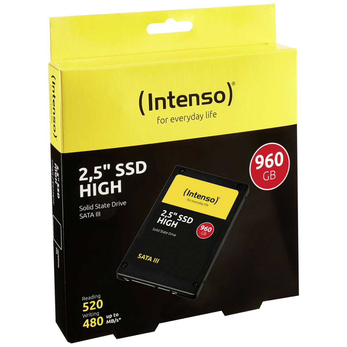 Intenso SSD disk 2.5" 960GB SATA III High sa beležnicom i konektorom