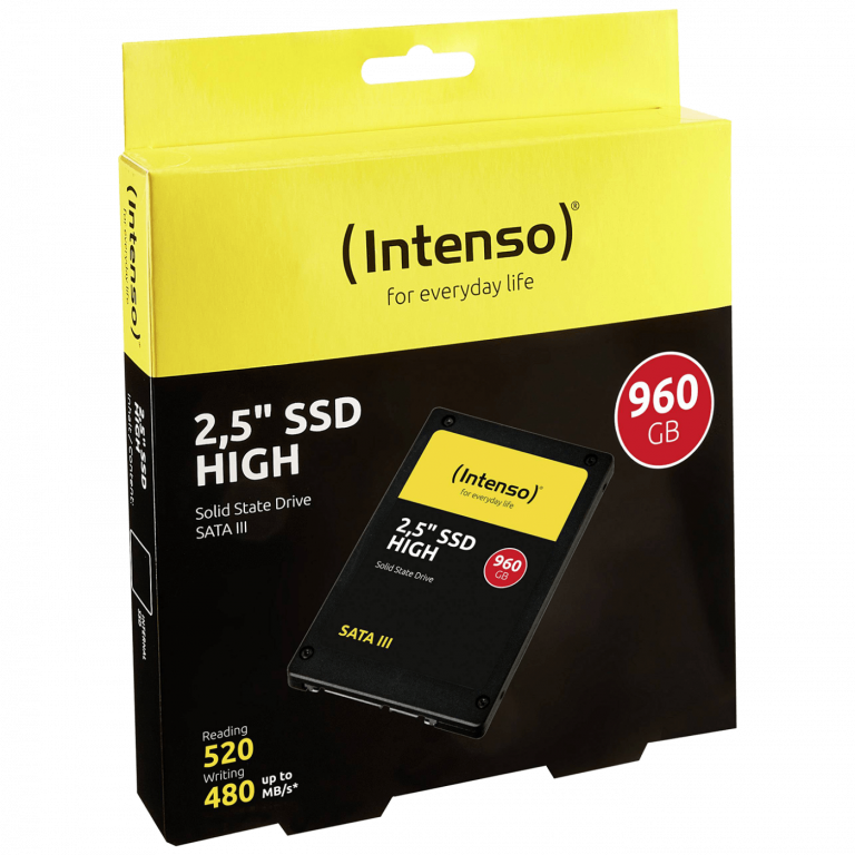 Intenso SSD disk 2.5" 960GB SATA III High sa beležnicom i konektorom