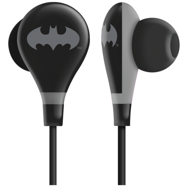 DC Batman slušalice sa mikrofonom, crne boje sa Batman logom, Ultra Bass tehnologija