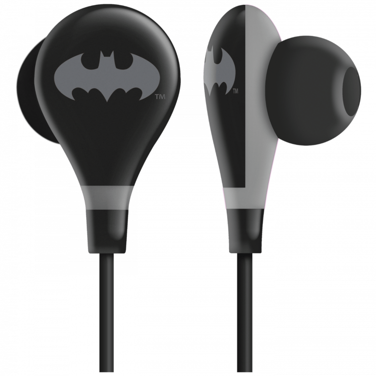 DC Batman slušalice sa mikrofonom, crne boje sa Batman logom, Ultra Bass tehnologija