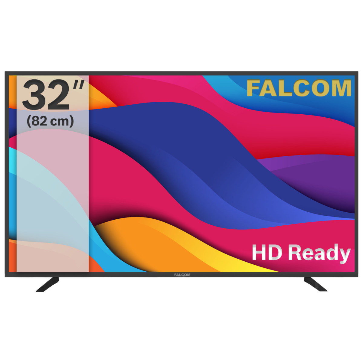 Falcom LED TV 32" HD Ready model TV-32LTF022ST sa crnim okvirom i HD ekranom
