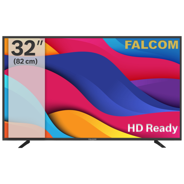 Falcom LED TV 32" HD Ready model TV-32LTF022ST sa crnim okvirom i HD ekranom
