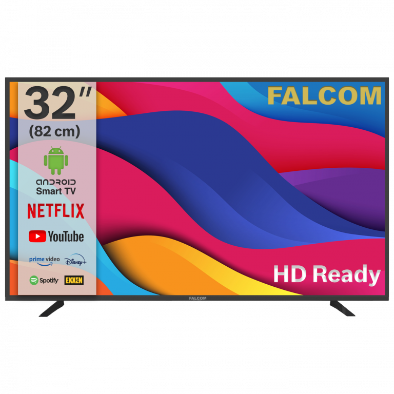 Falcom LED TV 32" HD Ready Android sa crnim okvirom i daljinskim upravljačem