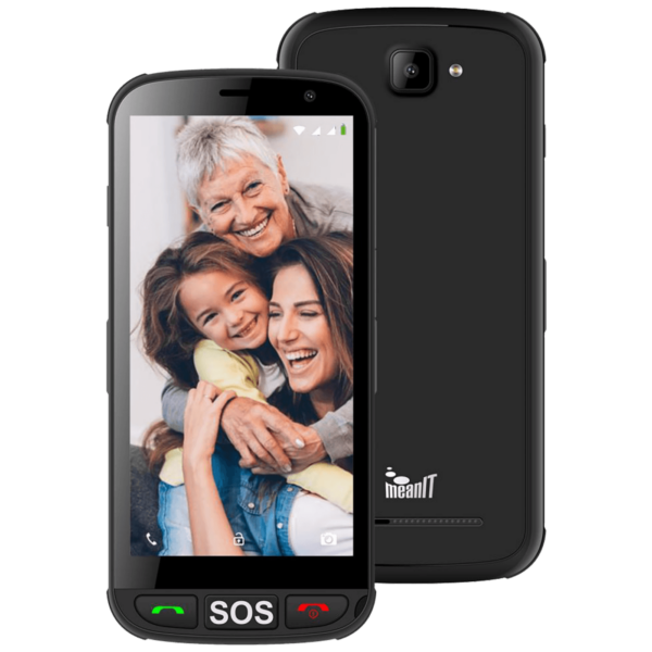 MeanIT Start S5 smartphone sa velikim ekranom i fizičkim tipkama, prilagođen za starije osobe