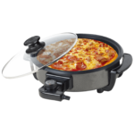 Floria Pizza pekač sa staklenim poklopcem i podesivim termostatom
