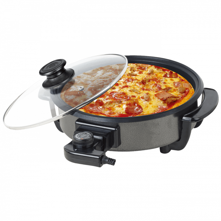 Floria Pizza pekač sa staklenim poklopcem i podesivim termostatom