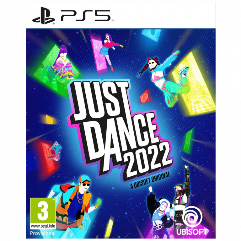 Just Dance 2022 za PlayStation 5 - omot igre sa naslovnom pesmom i plesačima
