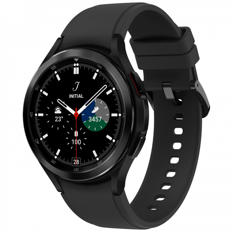 Samsung Galaxy Watch 4 42mm Black pametni sat sa crnim kaišem i AMOLED ekranom